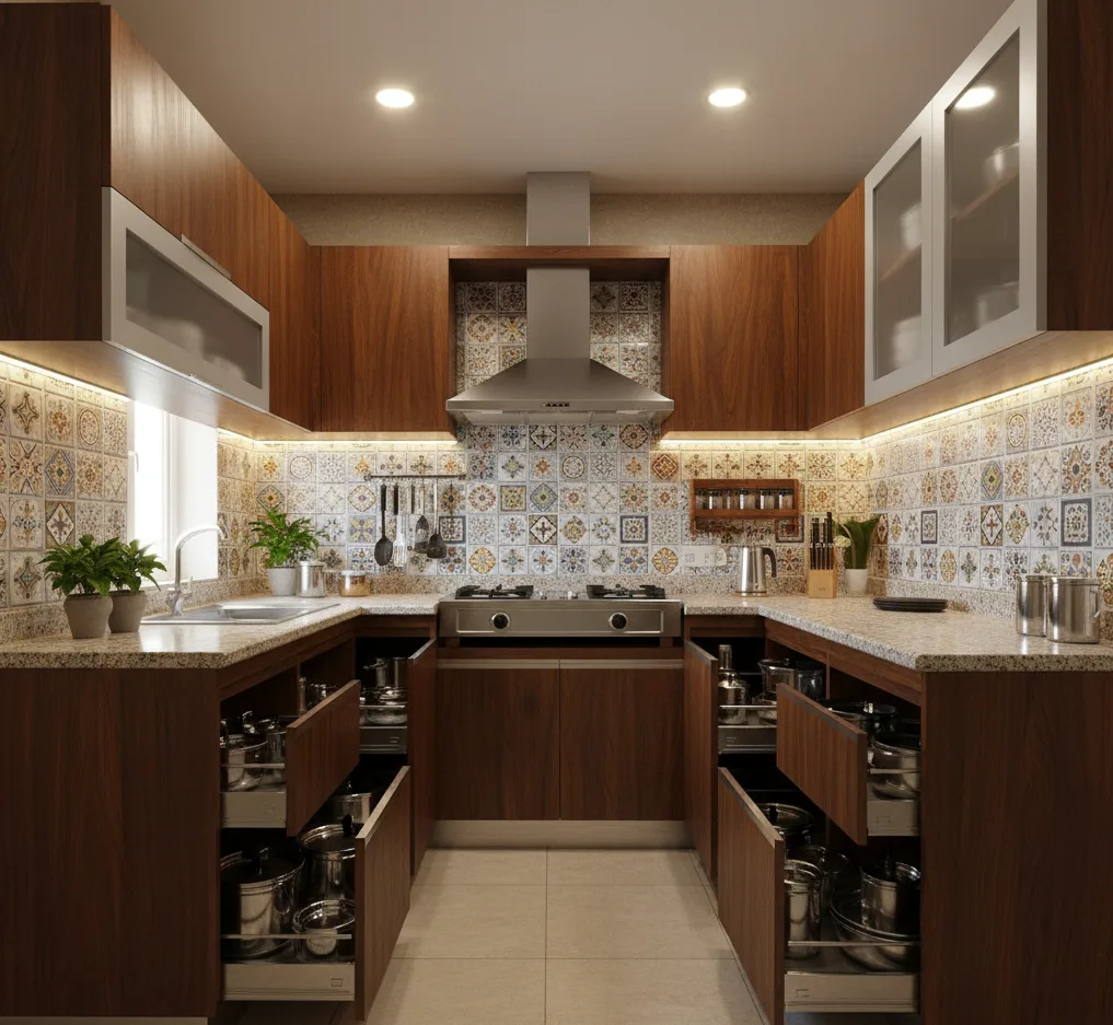 Small kitchen ideas with Space-Saving Modular Layouts